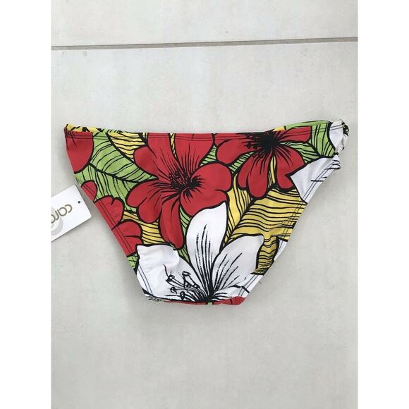Carabella Collection Vintage Swim Jamaican Splash Floral Bikini Bottom Swimwear - Picture 4 of 6